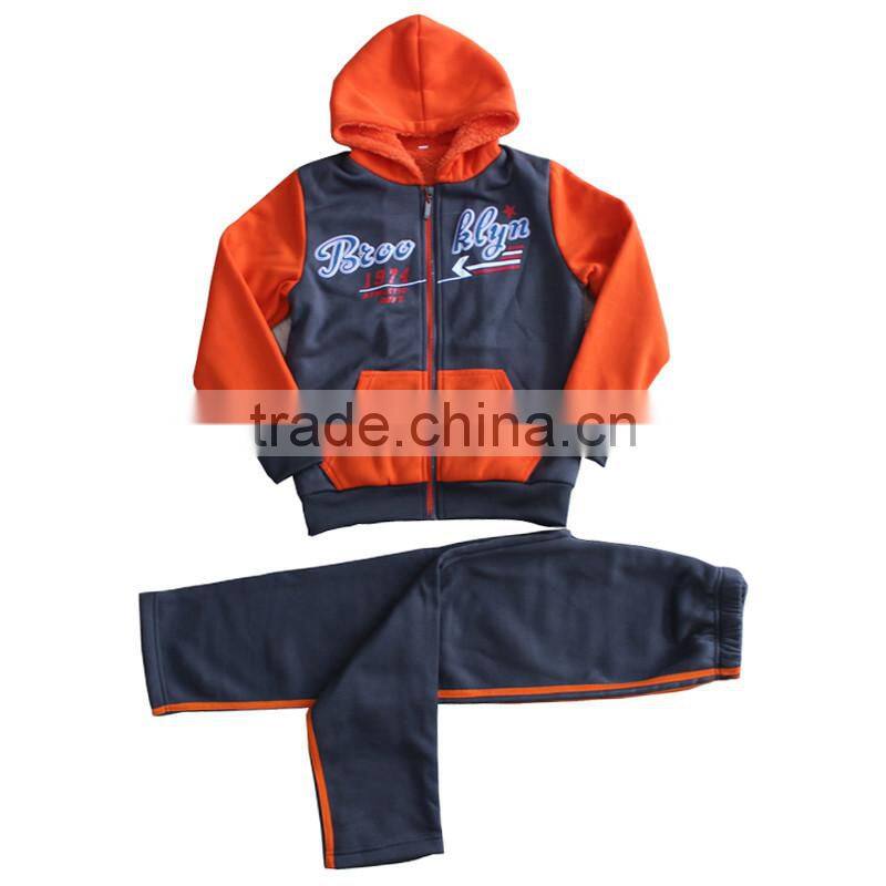 W91477A 2016 New Style Autumn Children Clothing Sets Kids Boys Hoodie Sports Wear Wholesale Clothing