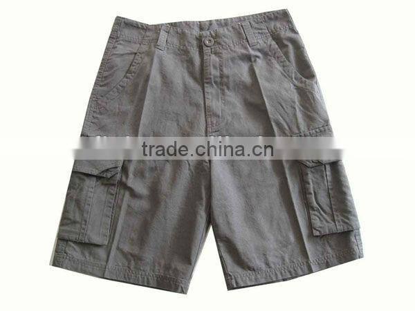9389 overstock casual solid mens cotton shorts