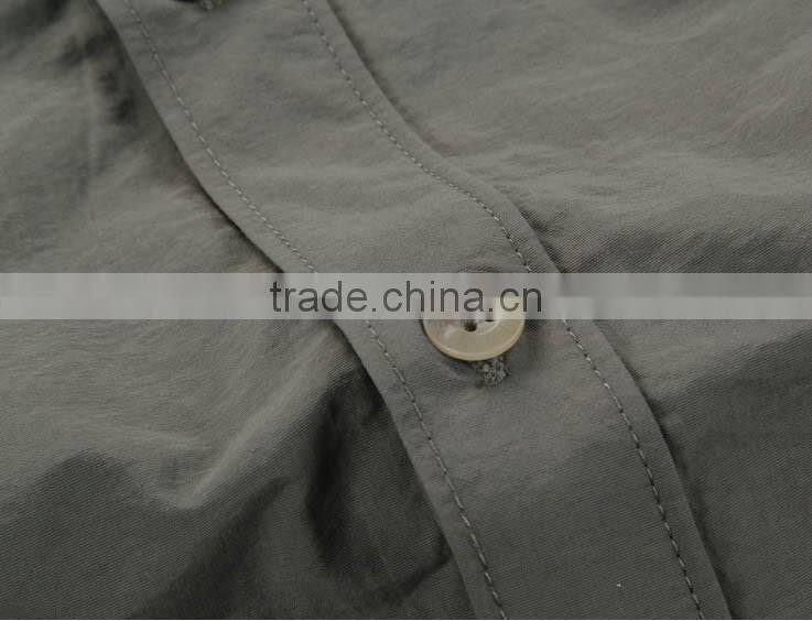 Outdoor Shirt Men wader Shirts uv long sleeve polyester quick dry fishing shirts custom-made