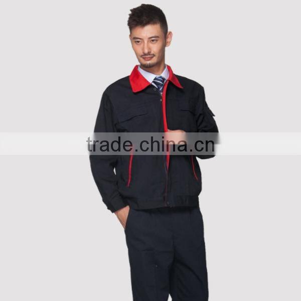 2015 men safety work uniform/ reflective men work wear,coveralls uniform design