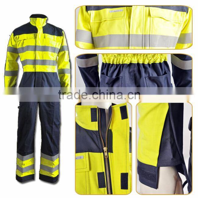 Shinco aramid safety fire retardant working coverall for safety industry