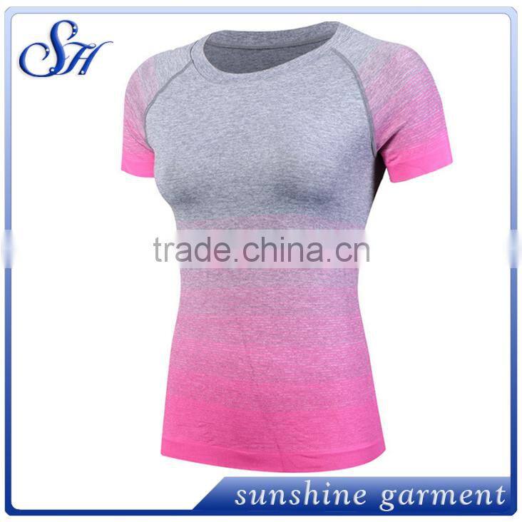 Summer Gym yoga fitness sports T-shirts