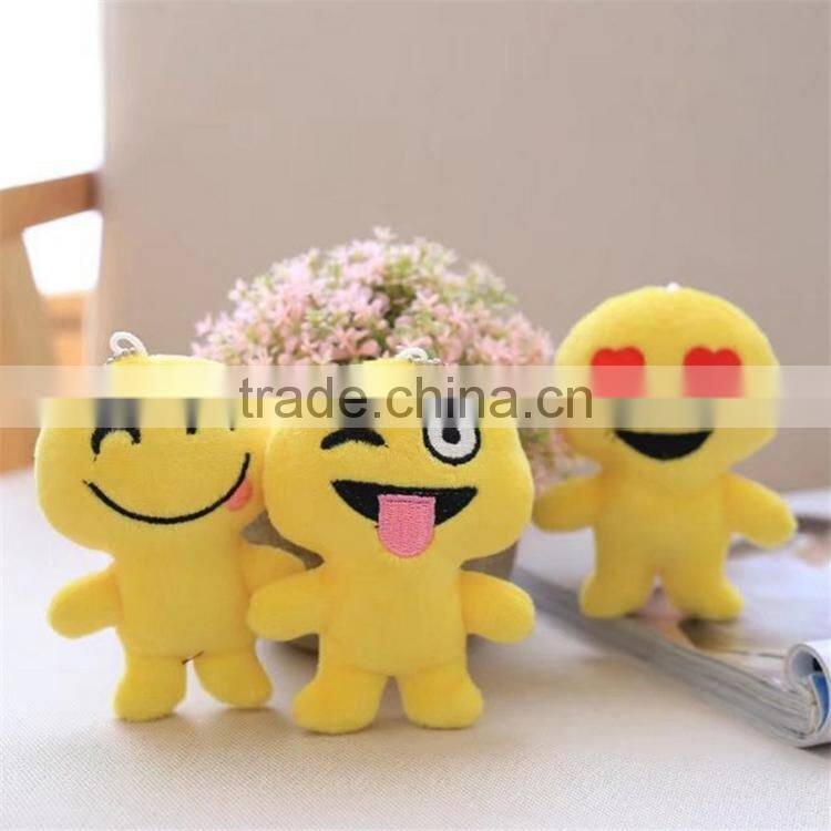 hot sale caroon cute turtle keychain emoji plush keychains