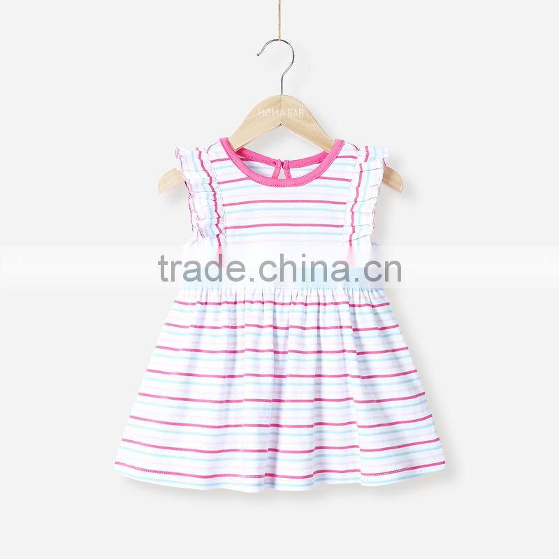 Mom and bab 2017 summer baby children clothes girl nice dress party wear factory price