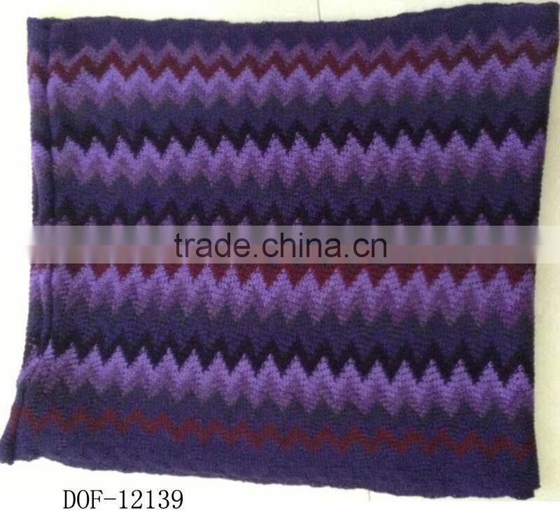 Fashion lady fantasy wave neck acrylic infinite hot scarf