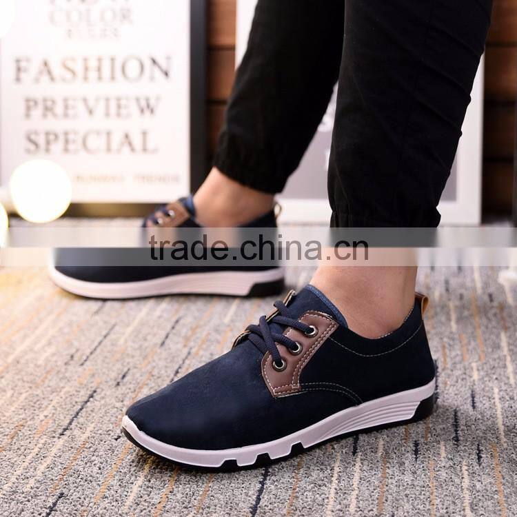 Fashion Men Casual Shoes, PU Slip-On Shoes For Men, Flat Shoes Men