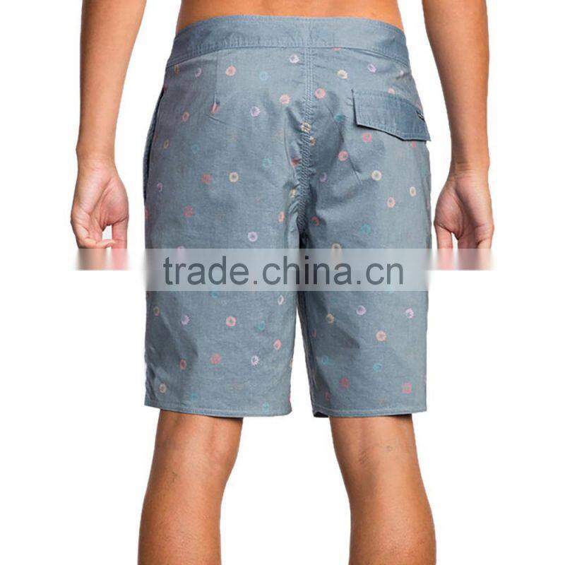 Summer Swim Trunk Blend Of Cotton Poly And Elastane 51% Cotton 43% Polyester Custom Short Beachwear Stretch Material Athletic