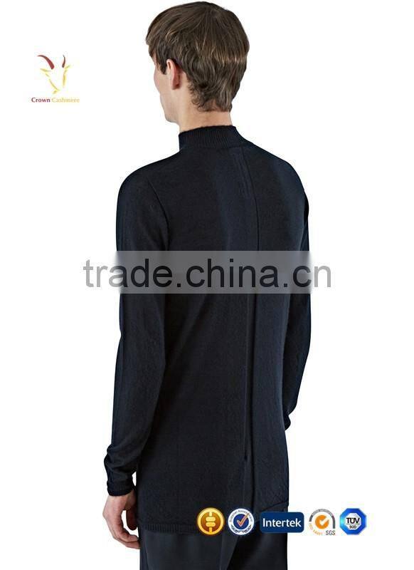 Mens Pure Cashmere Sweaters Knitted Mens Cashmere Wool Pullover