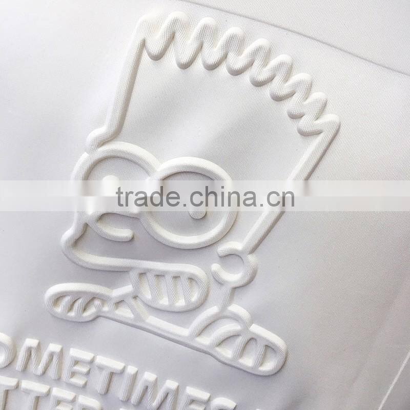 2016 New Design Men 3D Effect White Hoodie Men Sport Wear Clothing