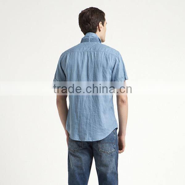 OEM fashion hemp T shirts for man polo shirt design