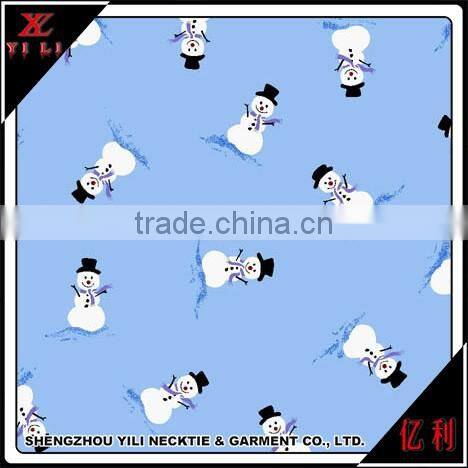 Christmas Hanky By Silk Polyester printing or Woven Pocket Square