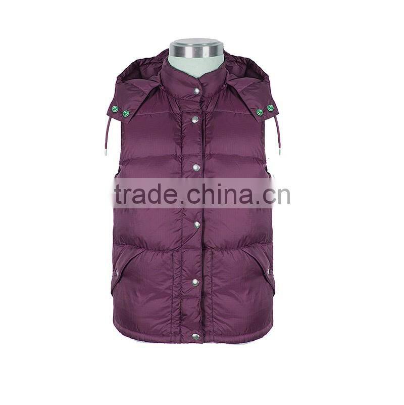 duck down vest &waistcoat& sleeveless coat