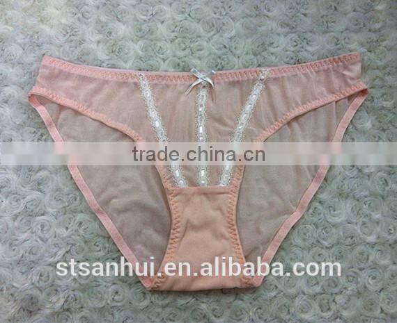 Simple Design Ladies transparent Panty Girls Panty Comfortable Women Briefs Panties