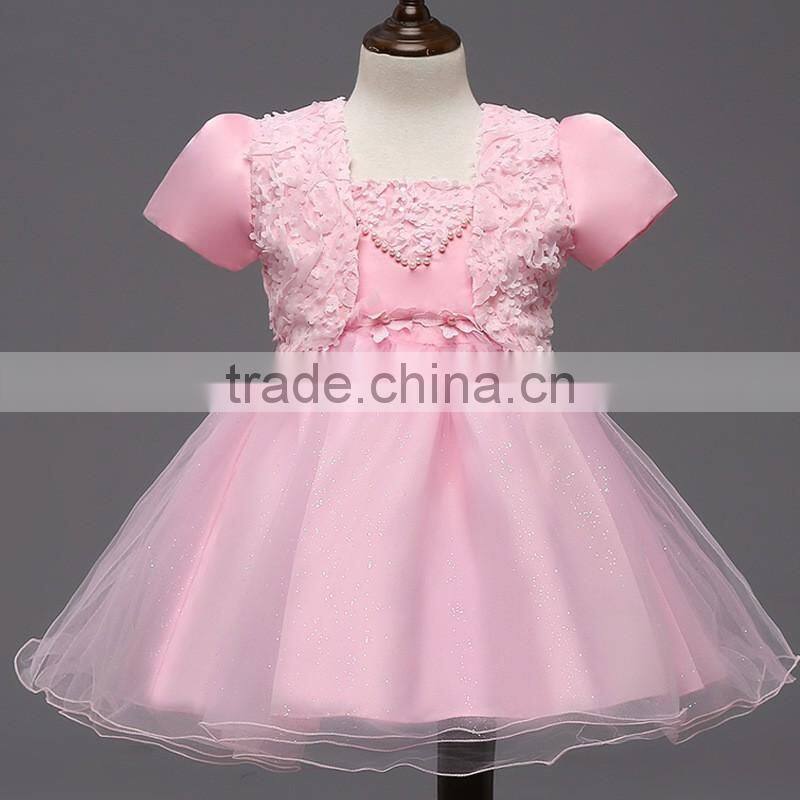 New Kids Girls Birthday Girl Dress Cute Sequin Sleeveless Vest Princess Lace Dress 11 color Baby Dresses For Girls Vestido