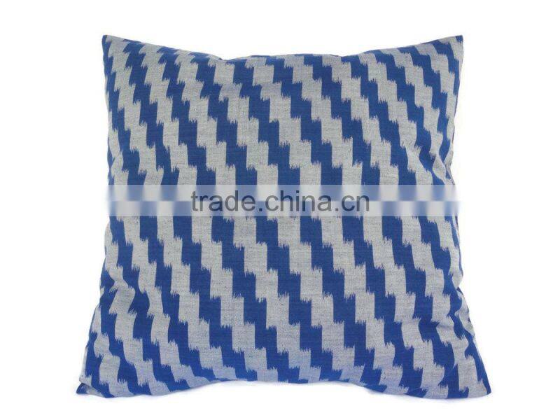 Ikat Patchwork Cushion Cover