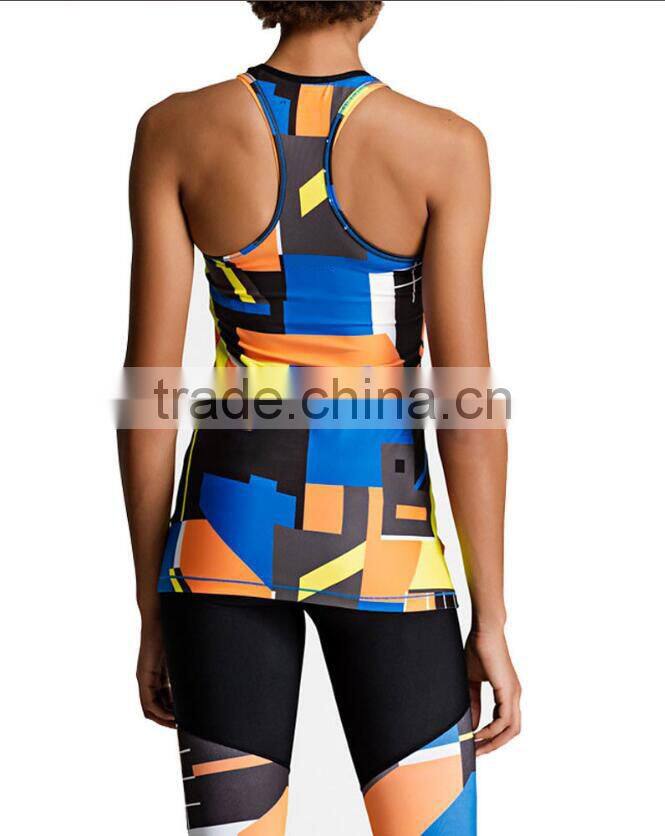 Factory Wholesale Training Singlet Body Building Sleevelesss Womens Yoga Tank