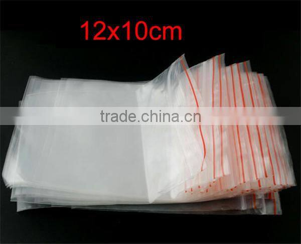 Custom Rectangle Transparent Plastic Zip Lock Bags