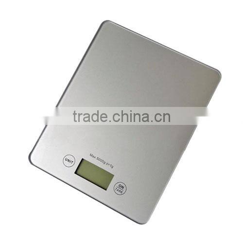 Touch Screen High Precision 5kg/1g Food Digital Kitchen Scale/Timing tray coffee balance