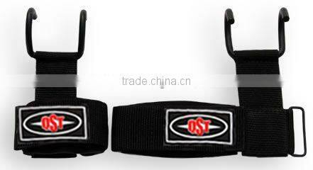 Weight Lifting Training Gym Hook Grips Straps Gloves Wrist Support Lift