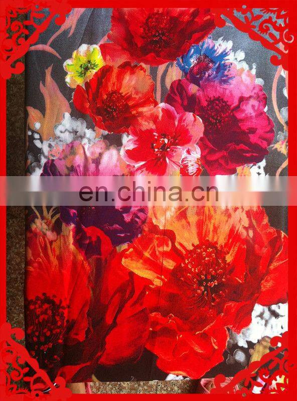 2014 fashion latest new Italy design pattern 100% viscose High copy of digital printed fabrics for shirt