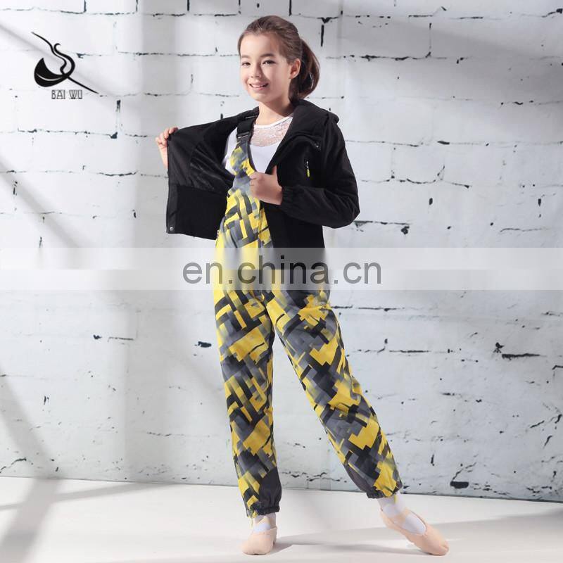 116217001 Girls Cotton Warm Dance Unitard Ballet Pants