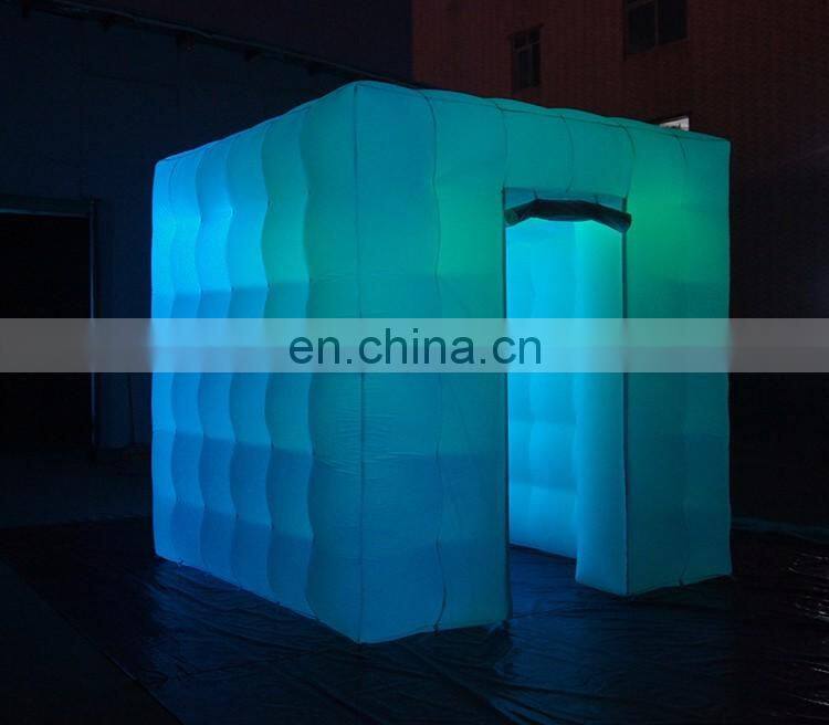 Inflatable Photo Booth, Portable Photo Booth, Inflatable Photo Enclosure With Colour Changing Lights