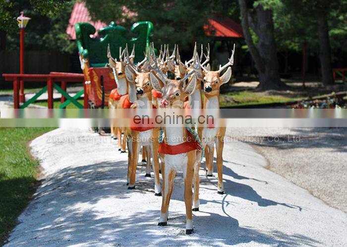 Animated Life Size Animals Christmas Reindeer