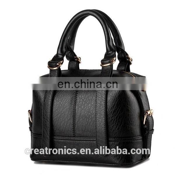 CR Europe market expert recommend pu material portable long handle red colors new high quality fashion bags ladies handbags 2015