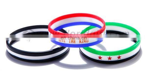 custom silicone wristbands/ promotional debossed slilicone wristbands