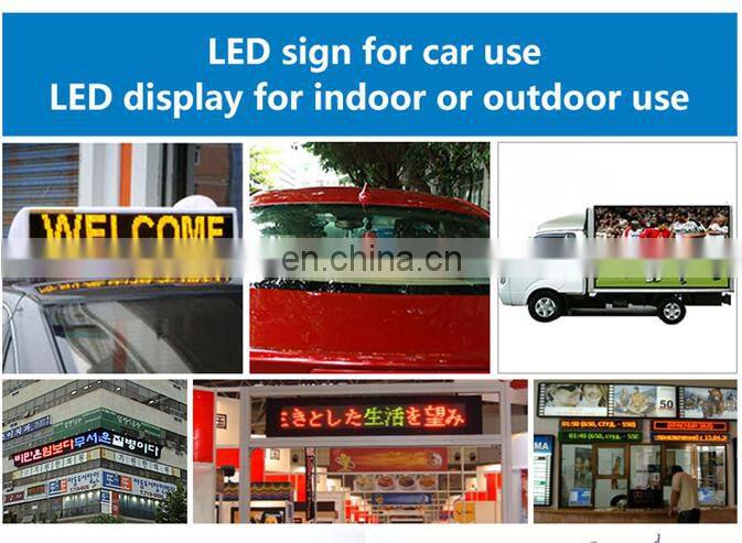 Factory hot sale high brightness outdoor use waterproof taxi top led display