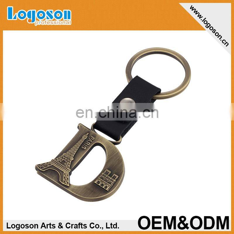 Christmas gift of keychain letters engraved keychain