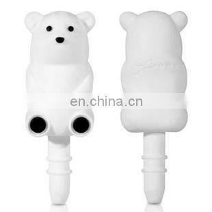 Cute Yellow Duck Silicone Earphone Plug