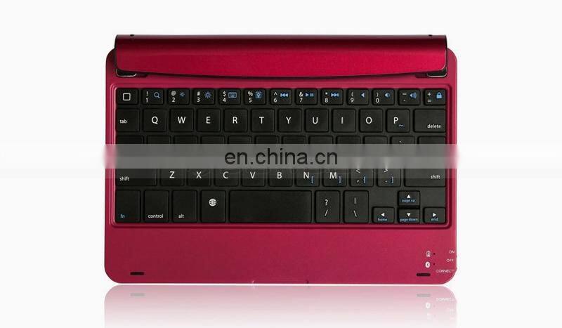 Colorful Ultra Thin Aluminium Bluetooth Keyboard Case for iPad Mini Keyboard