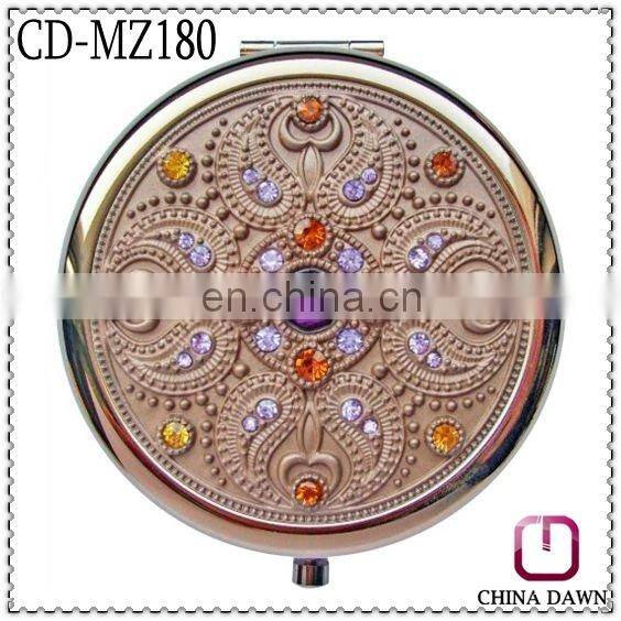 Thanksgiving day gift stainless steel pocket mirror CD-MZ179