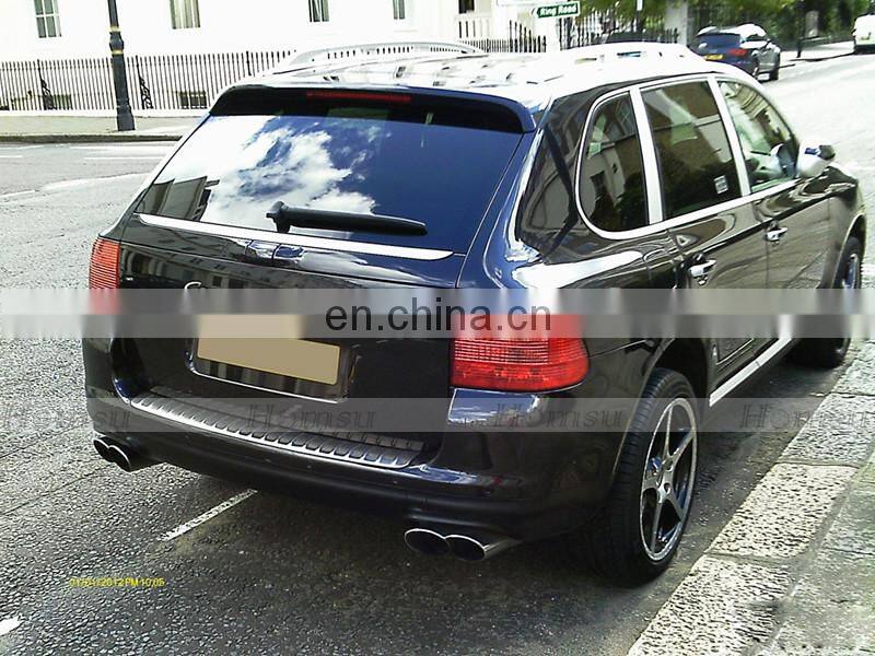 car parts auto spare pack earo kit fiber glass material TA style design body kit with hood and exhaust for cayenne 955 04-07