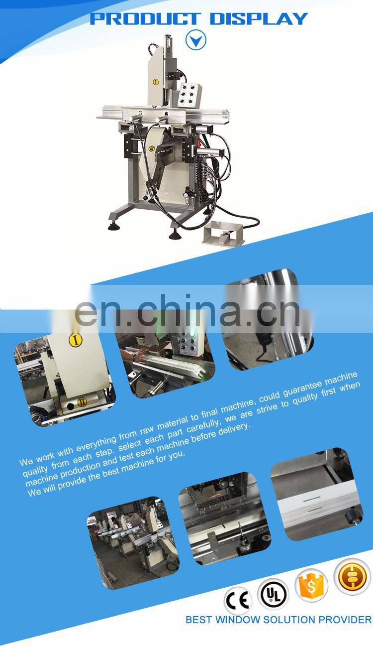 Pvc profile manual upvc corner cleaning machine