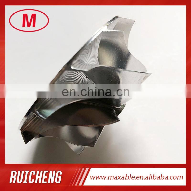 TD04 45.47/60.48mm 11+0 blades high performance turbocharger milling/aluminum 2618/billet compressor wheel