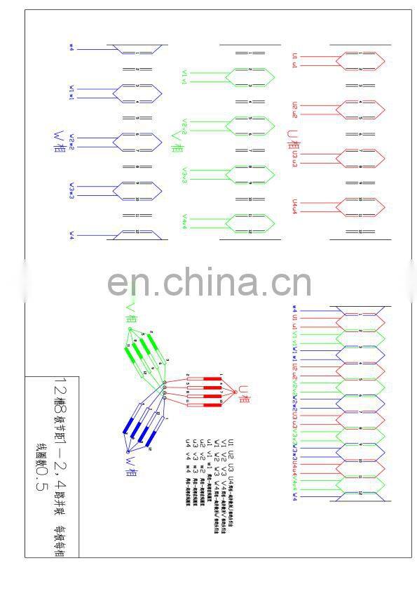 china manufacture custom 60mm 12 slots 10 poles brushless dc motor electric stator winding for bldc motors