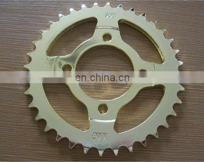 CG125 factory sale motorcycle timing chain, sprocket high precision