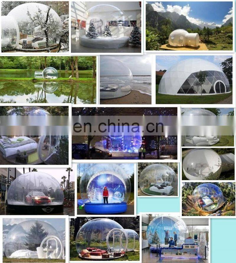 OEM Popular Event Inflatable Clear Bubble Tent for Camping , Inflatable Transparent Bubble Tent for Relaxing