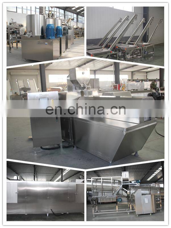 Kellog's Type Corn Flakes Breakfast Cereals Processing Line Twin Screw Extruder