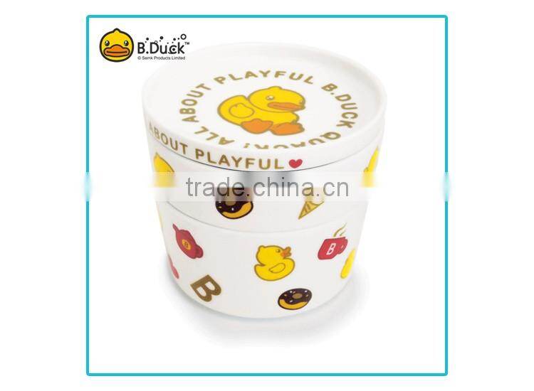 B.Duck factory ceramix bowl set microwave oven bowl set