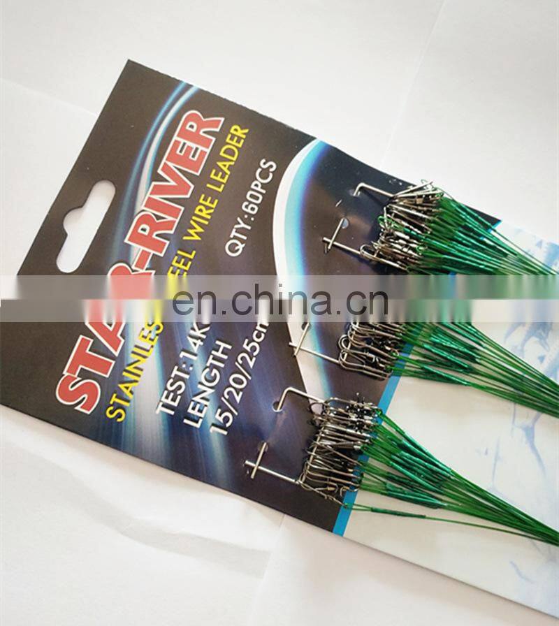 Stainless Steel fishing lure wire spinner leads