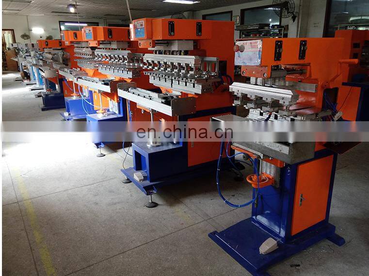 Higspeed automatic printing head 2 color pad printer for bottle cap lids