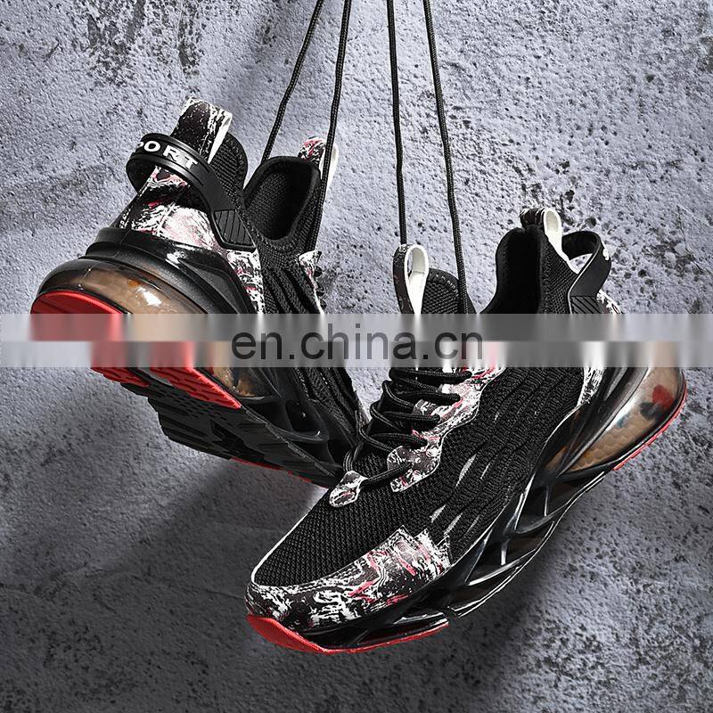 Factory Outlet Christmas Design Wholesale High Quality Men's Jogging Track and Field Breathable Customized Casual Sports Shoes