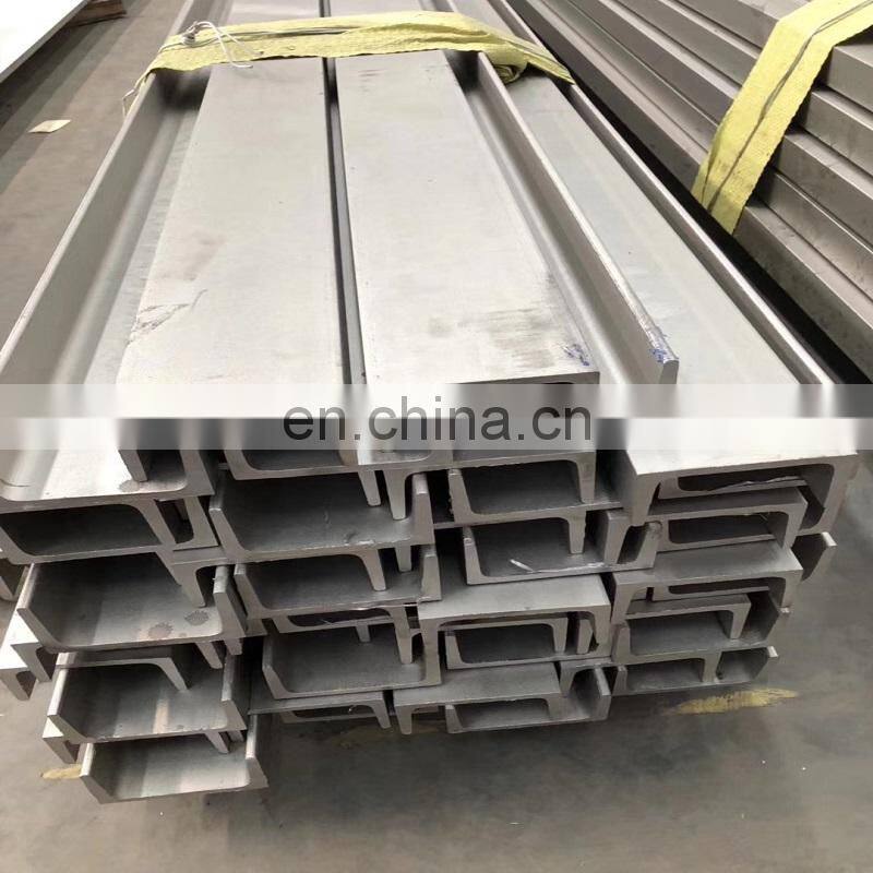 U Shape Channel Lip Channel AISI 316 316L Hot Rolled Stainless Steel Channels with Factory Prices