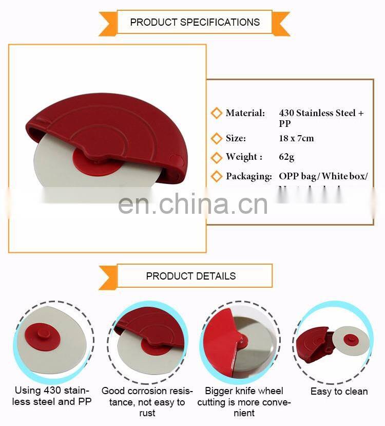 Pizza Cutter Wheel, Super Sharp and Easy To Clean Slicer With Protective Blade Guard