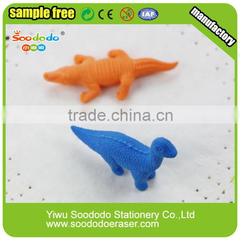 Mini dinosaur soft eraser