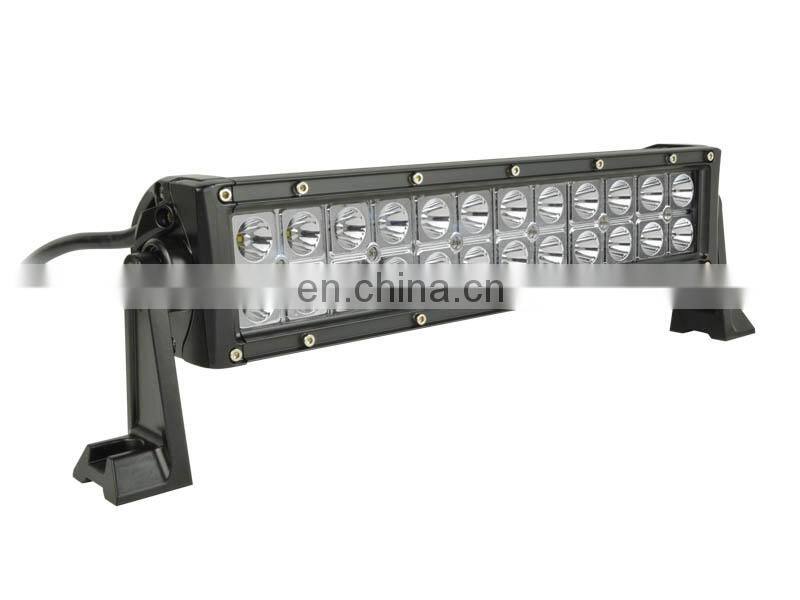 LED6-72 LED light bar 72w 4320lm 14inch combo beam Double row for auto Automotive lighting system work light E pistar LANTSUN