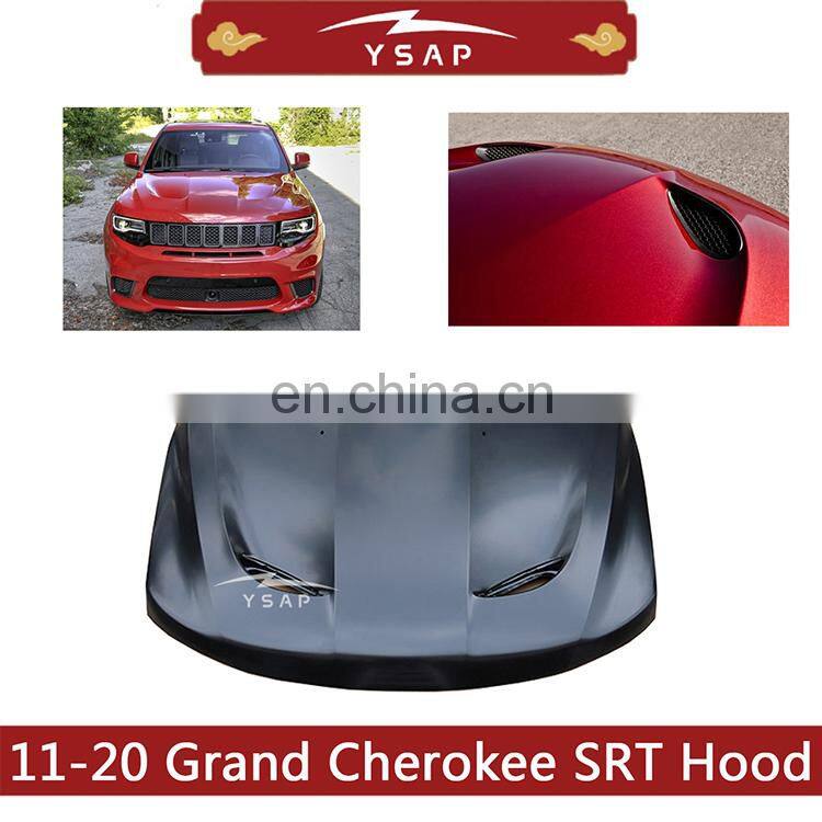Hot sale auto parts SRT style engine cover for Grand Cherokee aluminum engine hood bonnet
